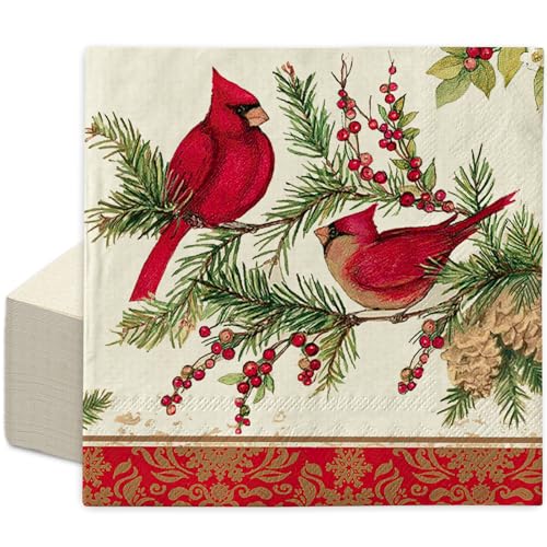 Servilletas de papel desechables de Navidad para decoración de mesas de fiesta