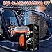 FUERHPSH 2pcs Glass Oil Film Remover for Car, Roll-On Glass Compound with Cleaning Board, Removes Oil Film & Smudges, Improve Windshield Clarity for Safe Driving