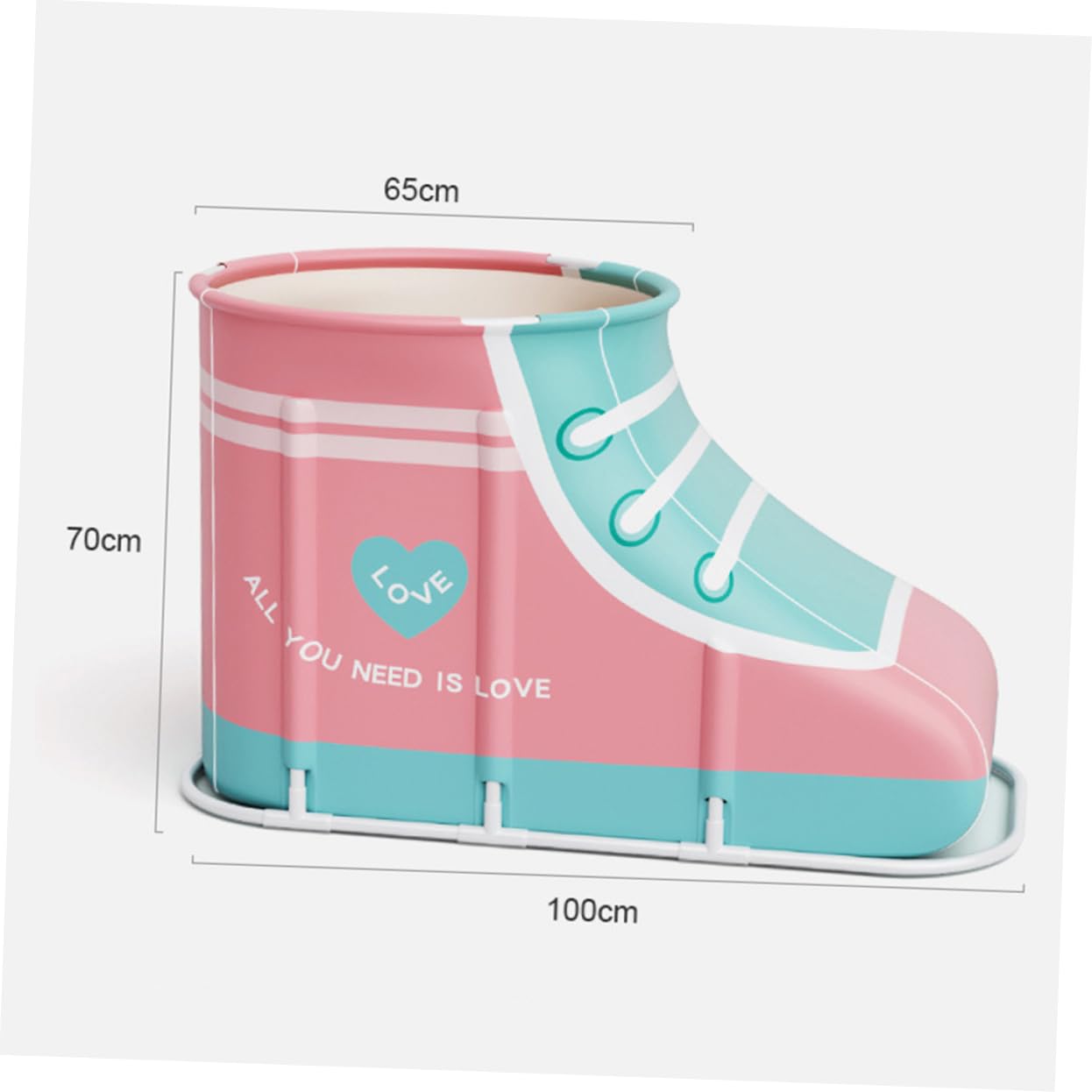 CIMAXIC Collapsible Foot Tub Portable Bath Bucket Leather Pearl Wool 1 Set Portable Tub for Shower Foldable Bathtub Home Bathing Use