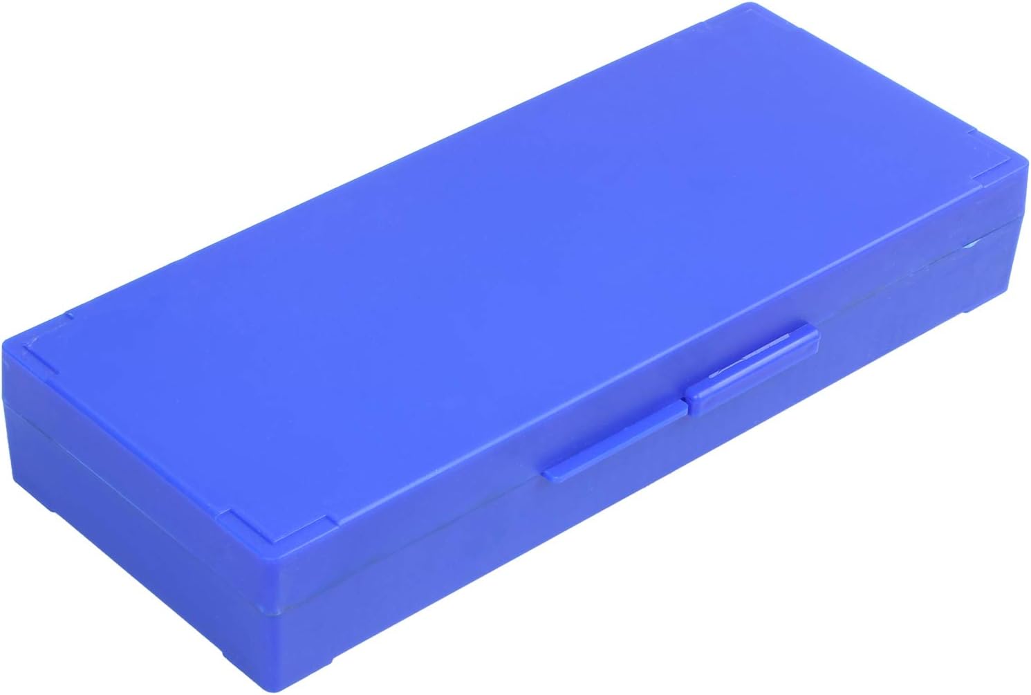 Plastic 50-Place Microslide Slide Microscope Box,blue
