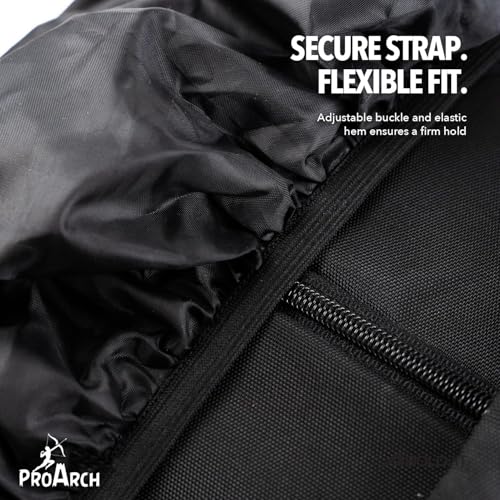 Image of ProArch Rain Cover for Backpack Travel & Hiking Bags |Tear-Resistant Rucksack Cover with Storage Pouch | Elastic Adjustable Fit Dustproof Travel for Upto 44L Backpacks (4Pack)