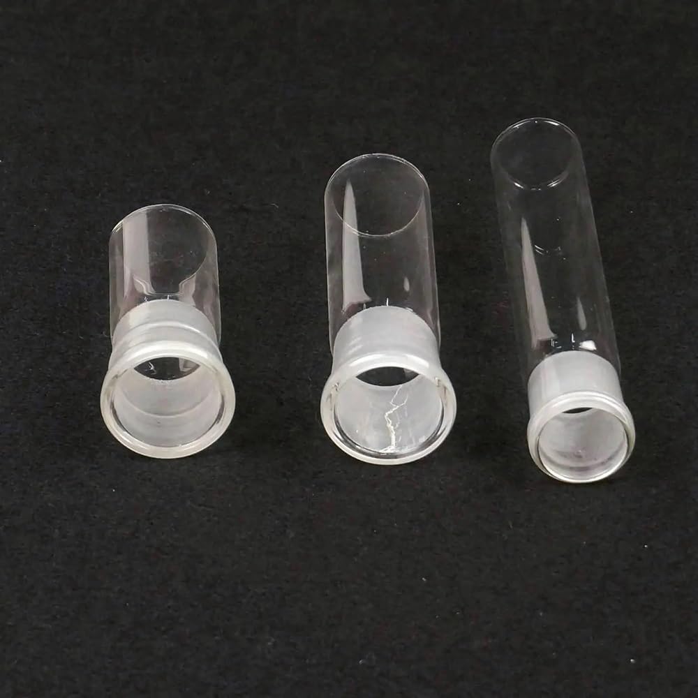 Glas-Vakuumanschluss, Laborglas-Vakuum-Take-Off-Adapter, einzelnes Innengewinde, gerades Rohr, mehrere Größen(45)