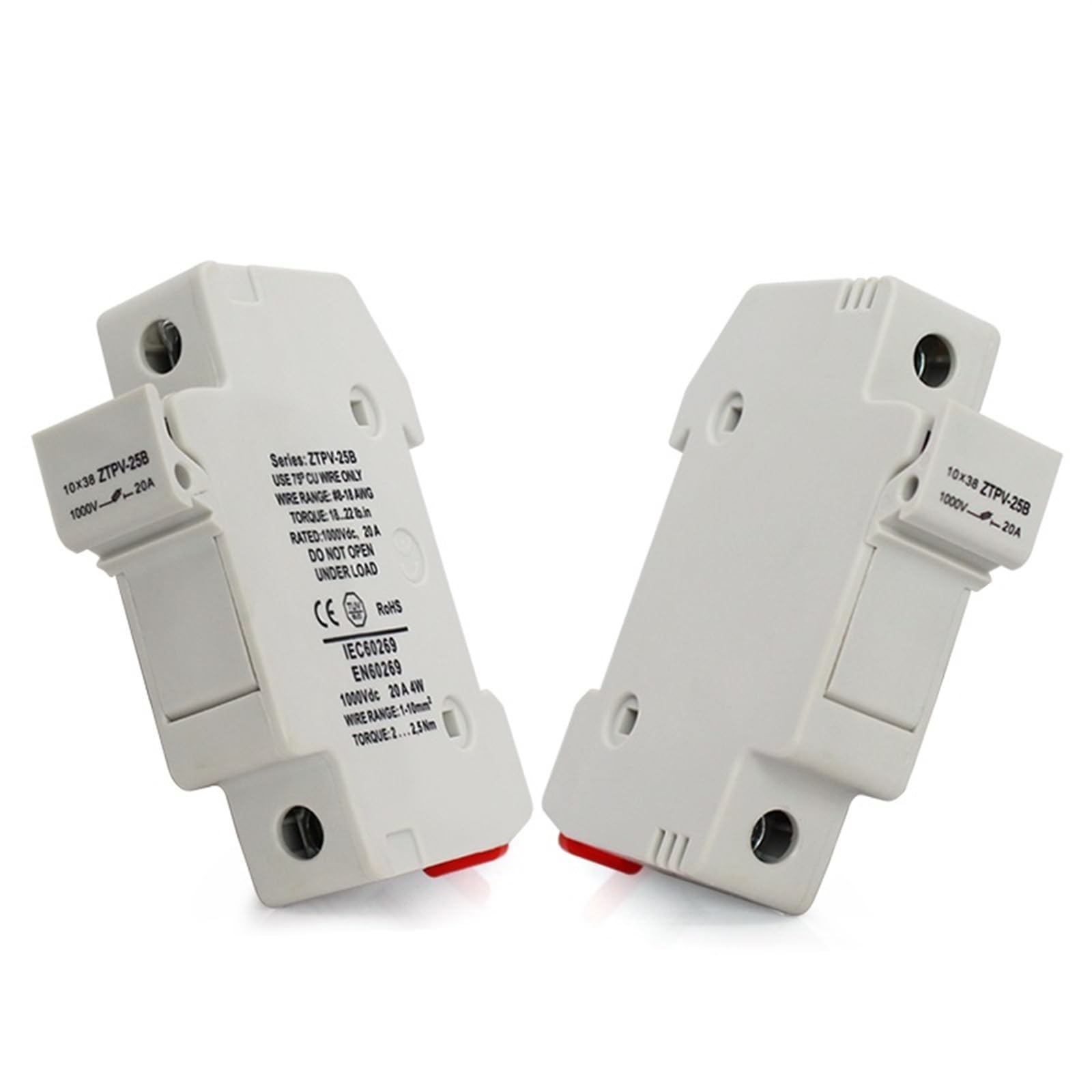 Portafusibles de 10 Piezas for Fusible fotovoltaico de 1000 V CC con y Aprobado