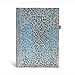 Maya Blue Midi Lined Hardcover Journal, 240pg, 120GSM by Paperblanks (Silver Filigree Collection)