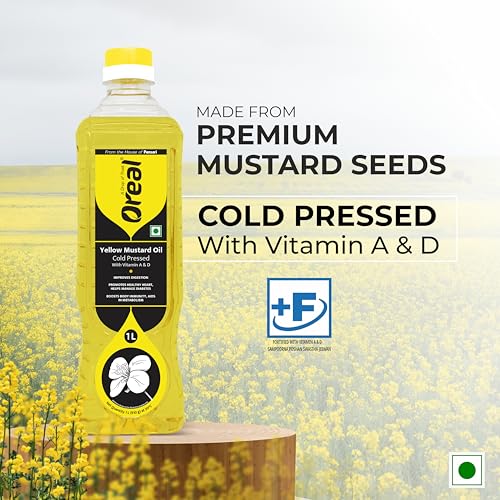 Image of Oreal Yellow Mustard Oil, 1 Litre