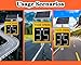 Upgraded Solar-Powered LED Radar Speed Display Sign - 3-Digit Speed Limit Feedback Sign with Remote Control for Enhanced Traffic Safety