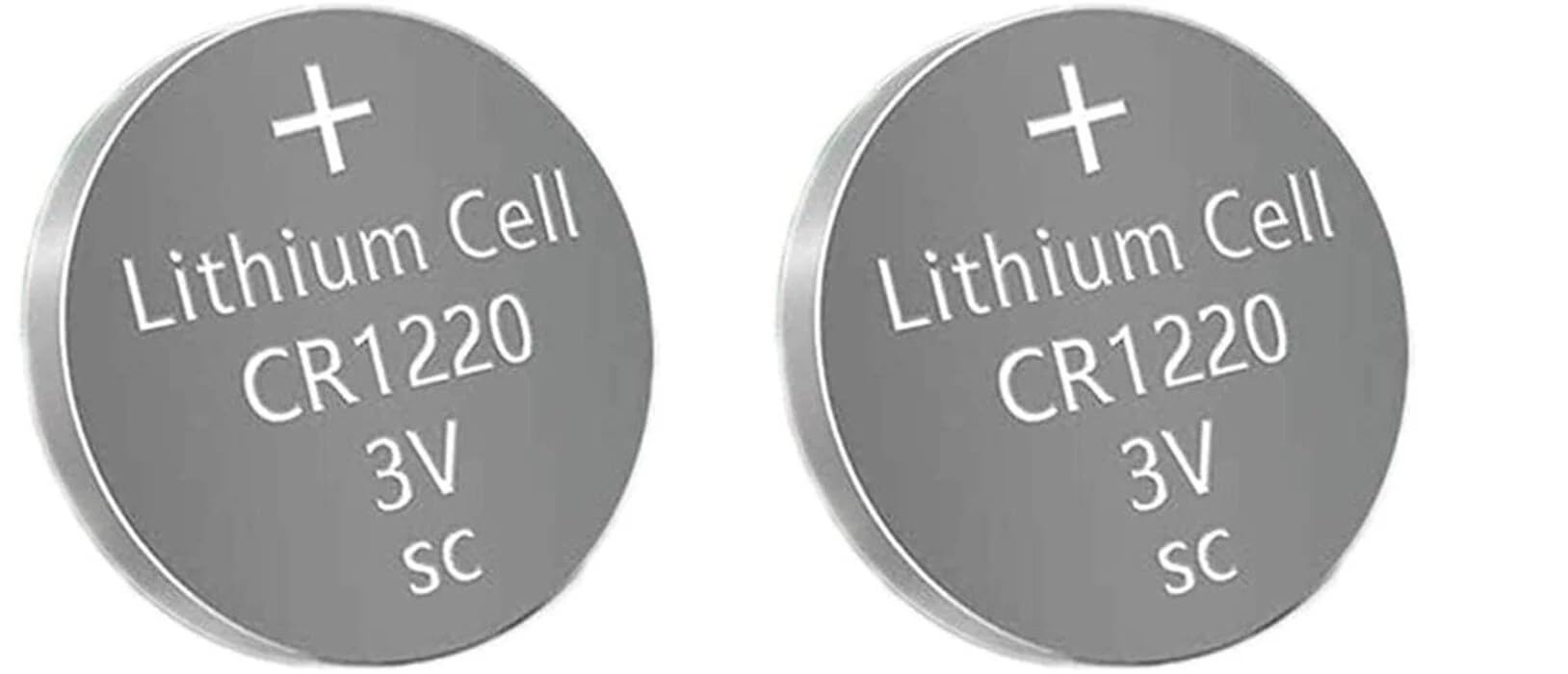 CR-1220 Lithium Coin Battery 3v - Pack of 2 CR1220, DL1220, BR1220, ECR1220, and SB-T13-Provide Long Lasting Power in a Variety of Devices,from keyless-Entry fobs to Toys- 02 PCS.