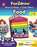 How to Draw + Color Fancy Food - Fun2draw Lv. 3