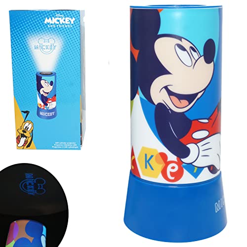 Veilleuse projecteur Cars 20 cm, lampe de chevet portable pour enfants, lampe de chevet à batterie, lampe cylindrique de bureau pour chambre à coucher,...