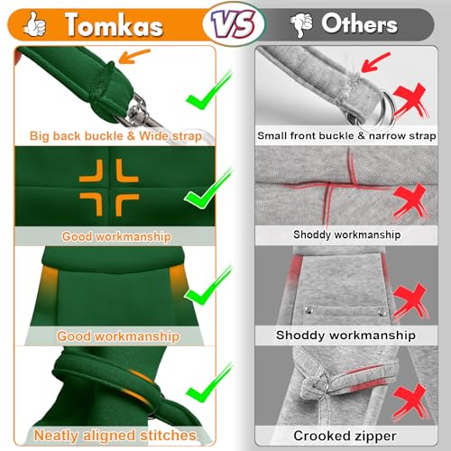 Image of Tomkas Small Dog Cat Sling Carrier Puppy Purse Travel Wrap Soft Crossbody Pet Bag (Emerald Green, M - Classic Pocket & Classic Strap)