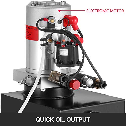 VEVOR 12V Pompa Idraulica Hydraulic Pump DC Doppia...