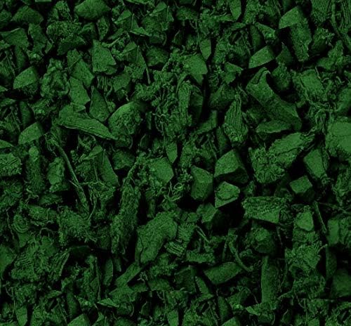 American Floor Mats Rubber Playground Mulch (25 Bags - Covers 150 Sq Feet with 6Ft Fall Height) - Blue Playground Mulch