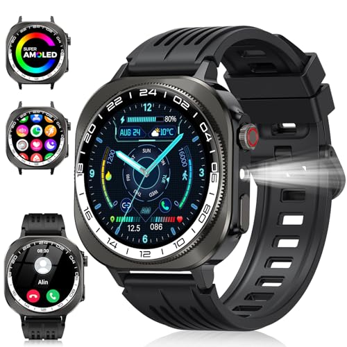 Soudorv Smart Watch, 2025 AMOLED 3D 1.43' Smartwatch for Men Women (Answer/Make Call), 60...