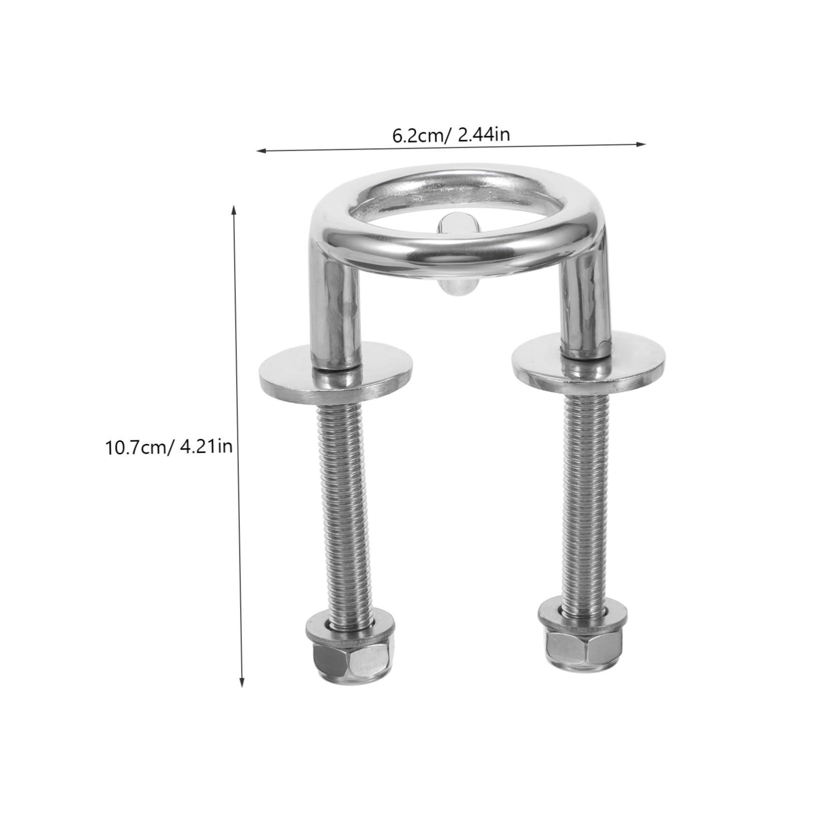Gancio Traino in 62mm per Barche Accessorio per Pontoni e Gommoni Facile Installazione Resistente e Durevole per Sport Acquatici