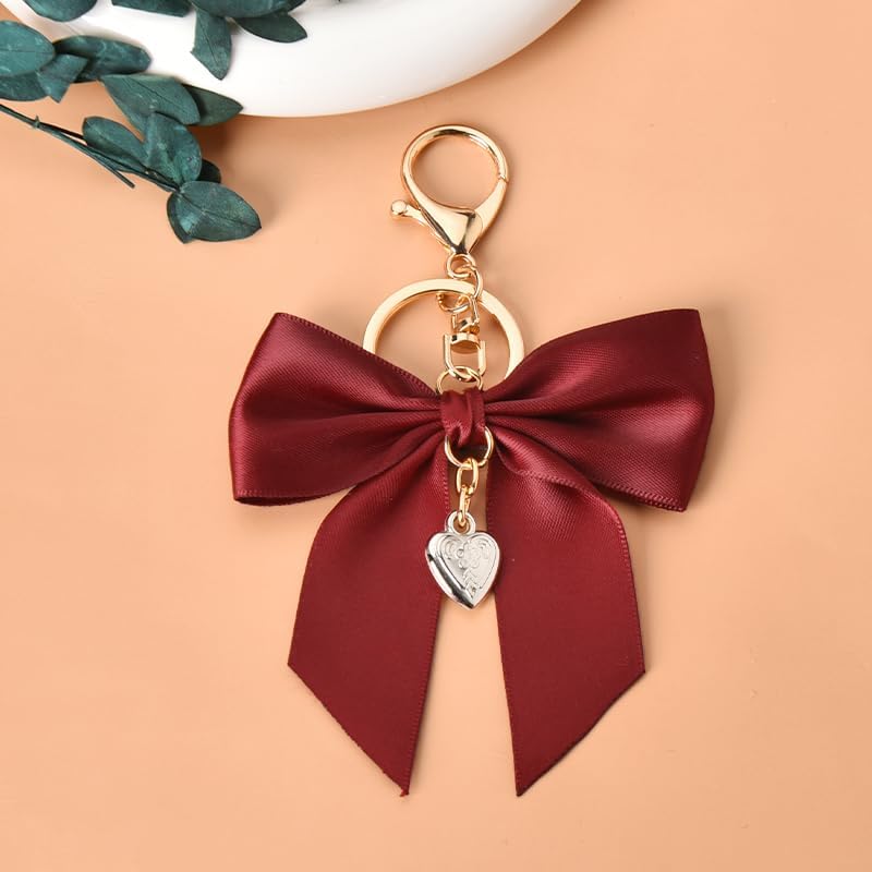 Bow Knot Keychain for Women & Girls - Car Keys & Bag Charms for Handbags - Image 3