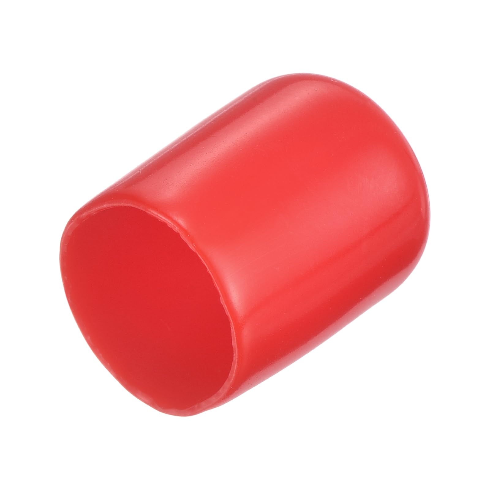 uxcell 20pcs Rubber End Caps 14.5mm ID Vinyl Round Tube Bolt Cap Cover Thread Protectors Red