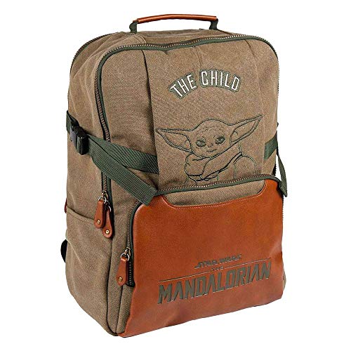 CERDÁ LIFE S LITTLE MOMENTS  Mochila Casual Baby Yoda The Mandalorian Licencia Oficial