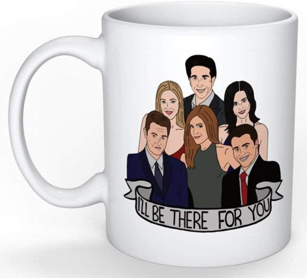 ExtraOrdinaryMugs - Friends TV Show Mug (Chander Bing, Monica, Ross and Rachel, Phoebe, Joey, Pivot, Central Perk, New York, Will and Grace, Sex and The City), 11oz Ceramic Coffee Cup, High Gloss