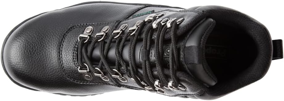 Propet Mens Shield Walker 6 Inch Waterproof Composite Toe Work Safety Shoes Casual - Black - Image 4