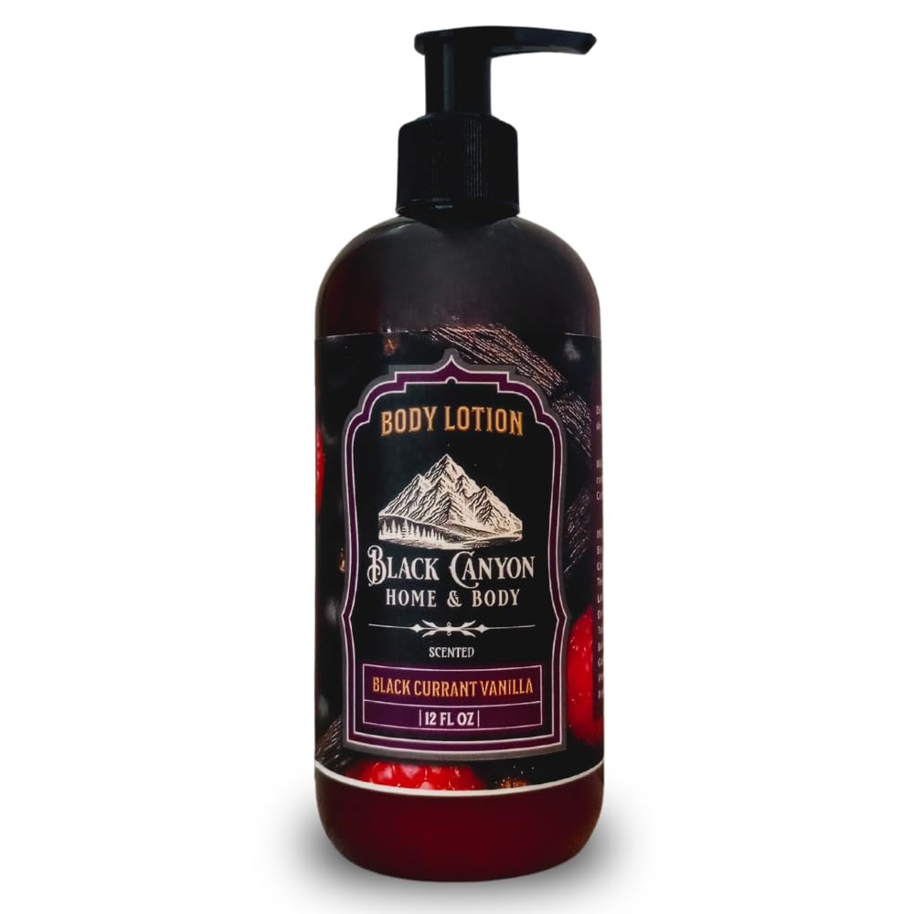 Amazon.com : Black Currant Vanilla Scented Body Lotion with Jojoba