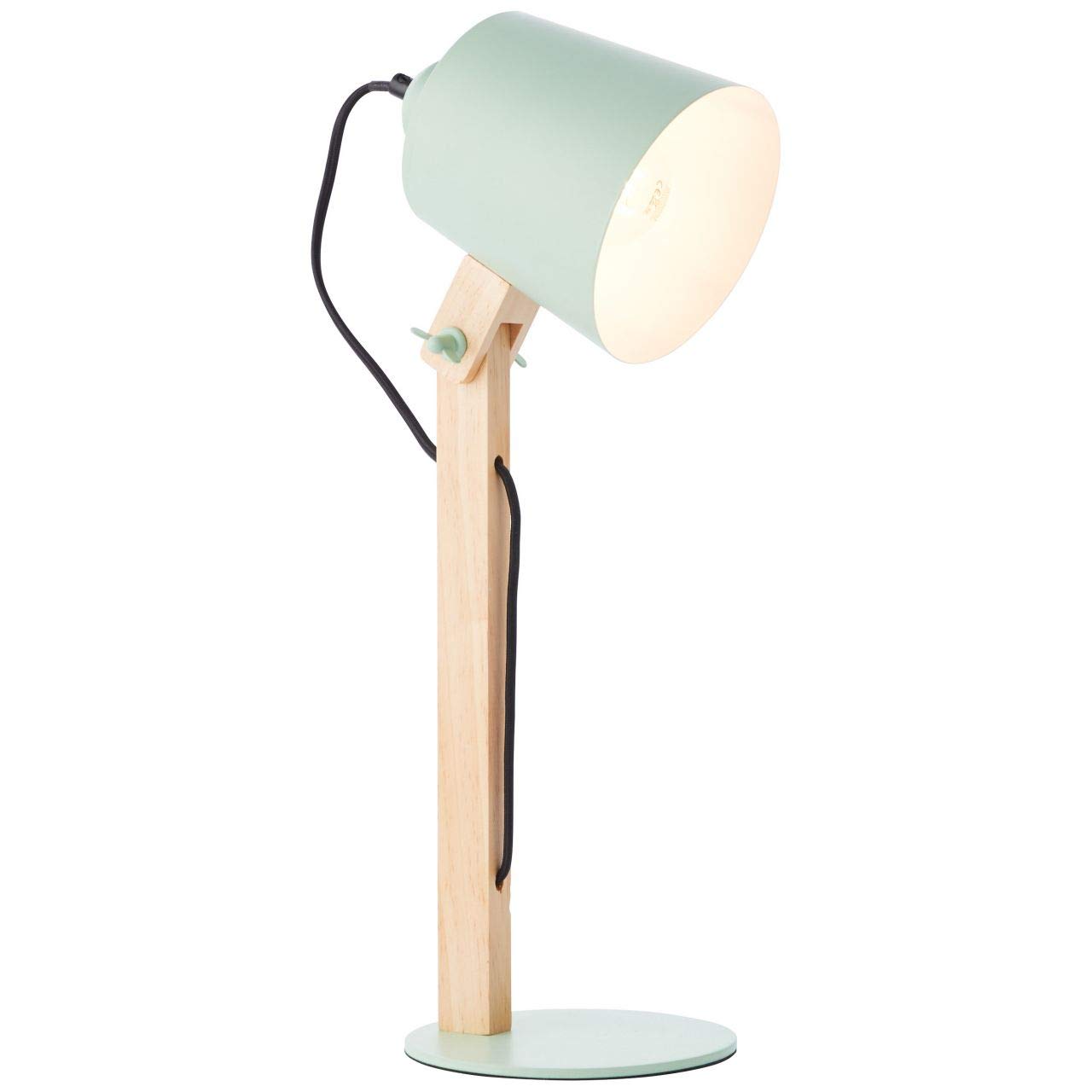 Brilliant Lampe Swivel Tischleuchte grün matt | 1x A60, E27, geeignet für Normallampen (nicht enthalten) | Mit Schnurzwischenschalter