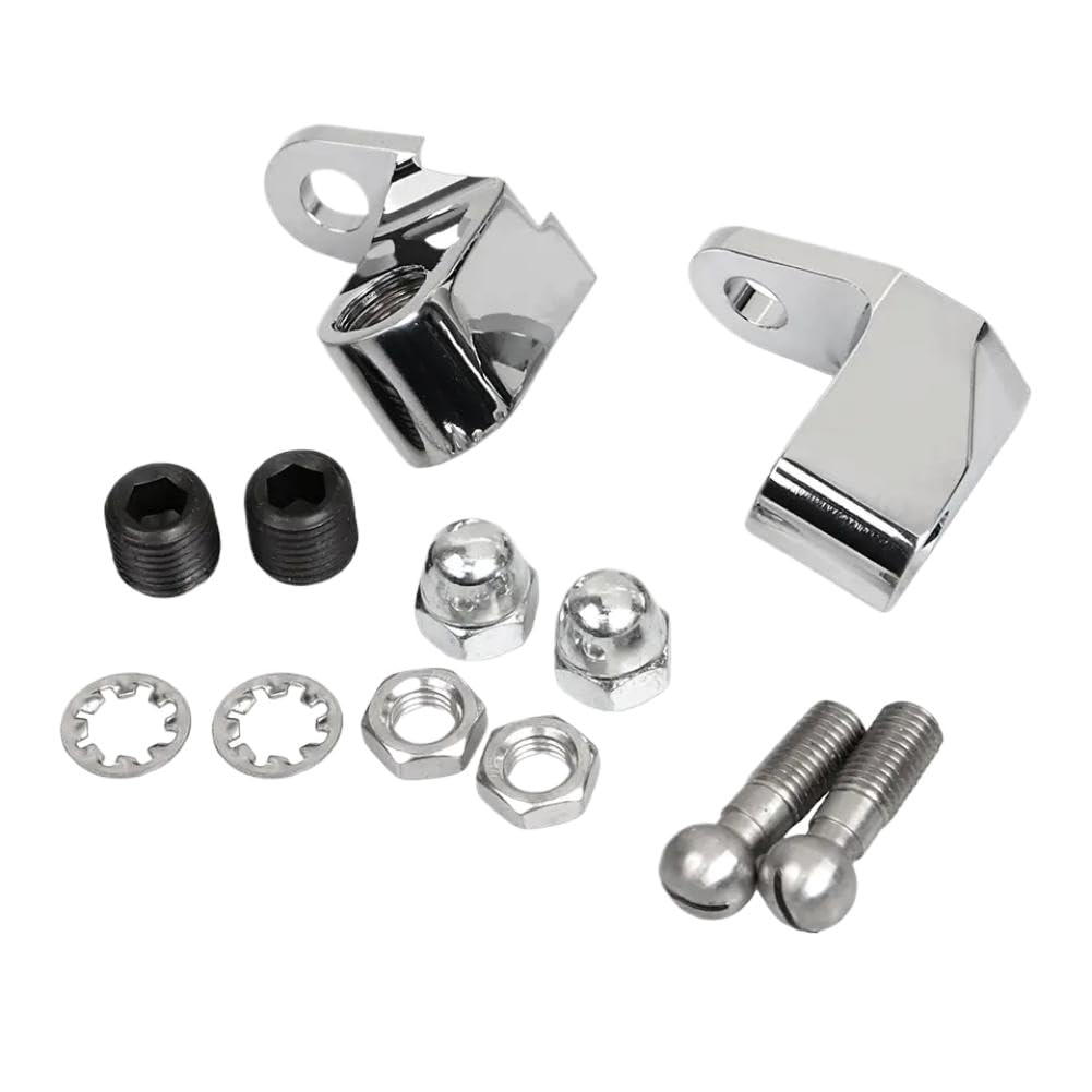 Ewtphjzee Onecolor Front Aluminum Turn Mount Bracket Relocation Kit Compatible With Harley Davidson Sportster 883 1200 Softail Breakout Night Train