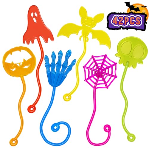 Halloween Sticky Hands Bulk 42 PCS Halloween Party Favors for Kids Toys - image 1
