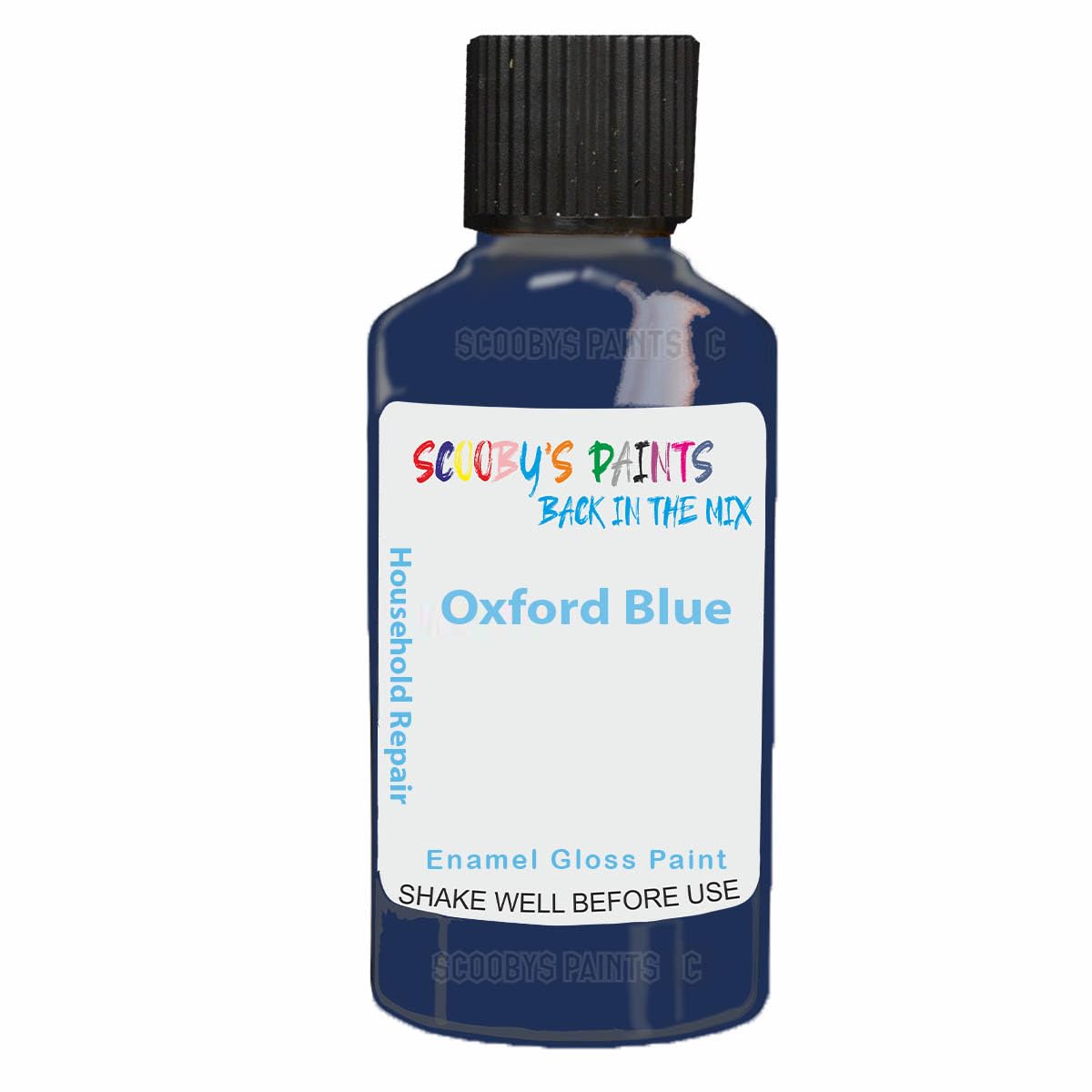 Scoobys Paints Back In The Mix Oxford Blue Enamel Touch Up Paint 30Ml For Kitchen Appliances & Bathroom (Oxford Blue)