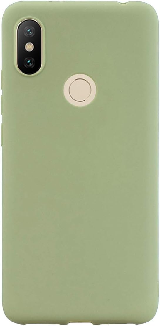 SHUNDA Vegetarian Case for Xiaomi Mi Max 3 Cover Ultra Slim Soft TPU Silicone Matte Shockproof Bumper - Green