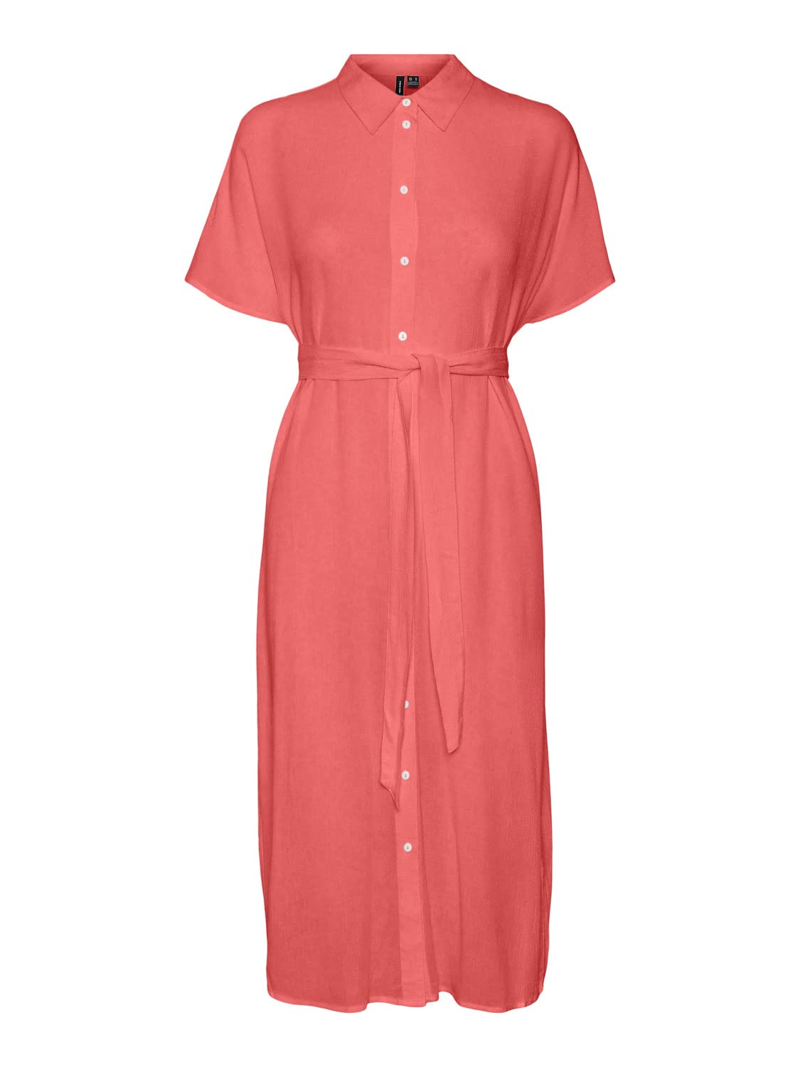 VERO MODA Female Dress VMMENNY Midi Dress, Georgia Peach, M
