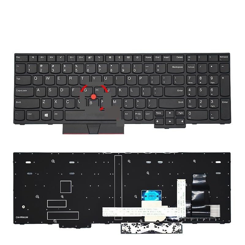 Clavier ordinateur ThinkPad 01YN769 avec souris intégrée noire facile à remplacer