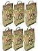 Pack de 6 Sacos de Carbón Vegetal de 3 kg para Barbacoa Aire Libre, Carbón Natural para Parrillas de Barbacoa , Ideales para Barbacoas, Parrillas y Asados,Churraqueria ,
