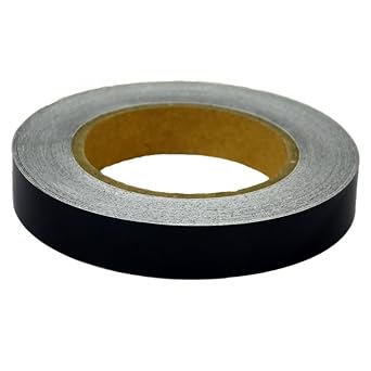 Reflektif Fosforlu  erit Bant 2 Cm X 25 Metre Siyah  kaz Band
