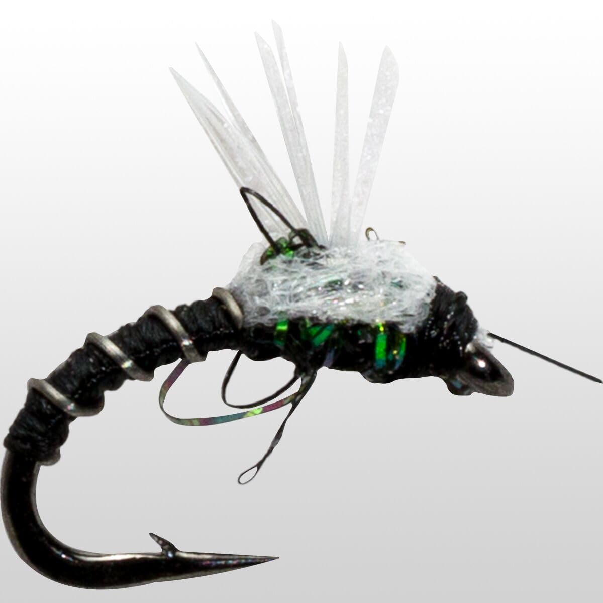 Montana Fly Company Duane's Butt Crack Midge - 12-Pack, Black, #22