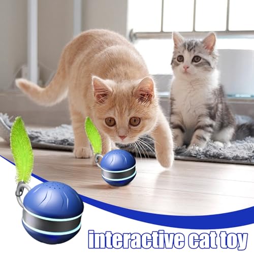 Jouet automatique pour chat intelligent rechargeable Type-C avec queue amovible - 3