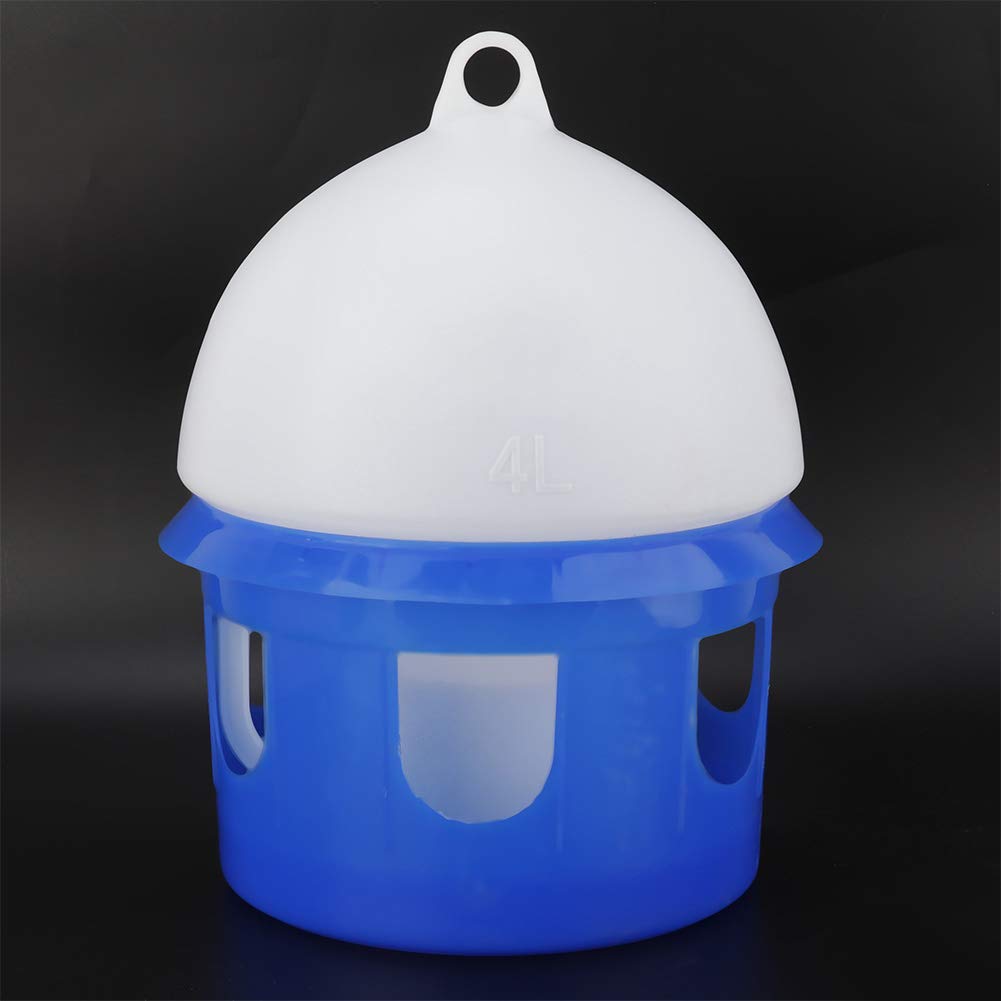 Comedero para Palomas ,Bebedero para Palomas Fácil de Limpiar ,ángulo de Inclinación de 35 60 ° ,Gran Capacidad con Tubo Redondo Giratorio de 360 ​​° para Mascotas ,Pájaros ,Palomas , (4L)