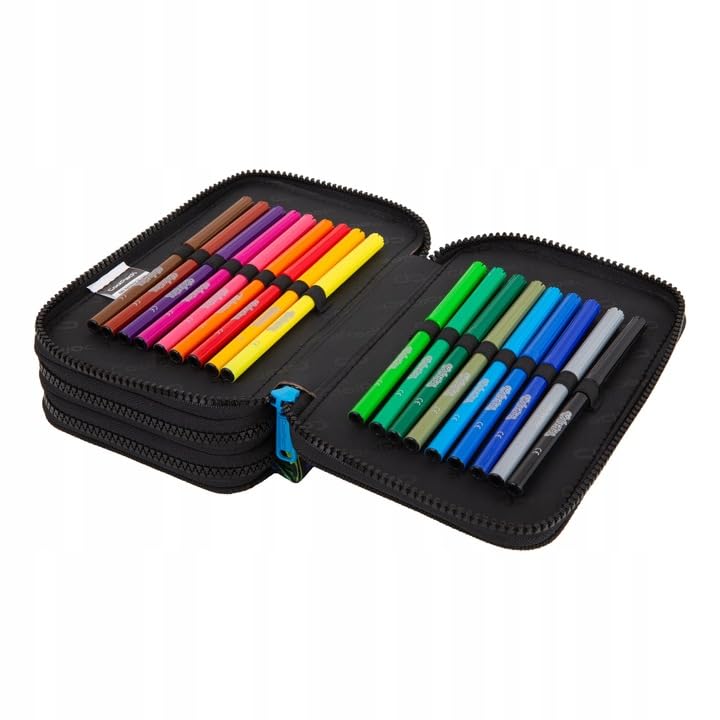Coolpack Jumper 3 Sunny Day F067663 Pencil Case Multi-Coloured, Pattern 14, 20 x 12.5 x 6 cm, pencil case - Image 4