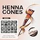 AMSNINK Henna Tattoo Set - 4x Braun Henna Paste Mit 20 Schablonen, Henna Braun Sommersprossen, Henna Farbe Für Temporäre Körperkunst