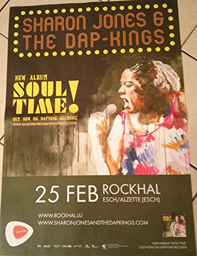Affiche Sharon Jones & The Dap-Kings 70x100 cm pour décoration salon vintage