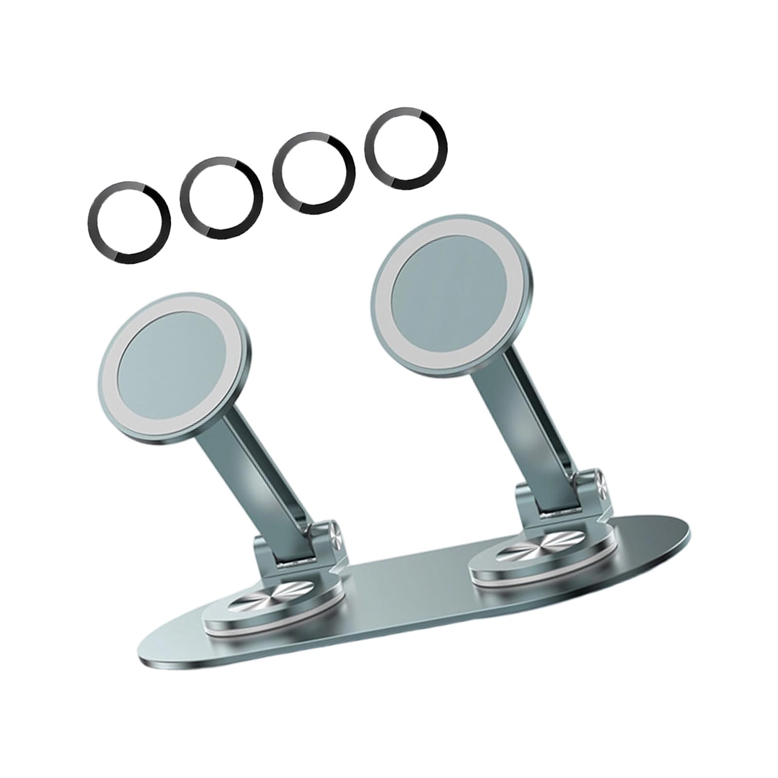 Soporte portátil de doble posición para teléfono 360, gris