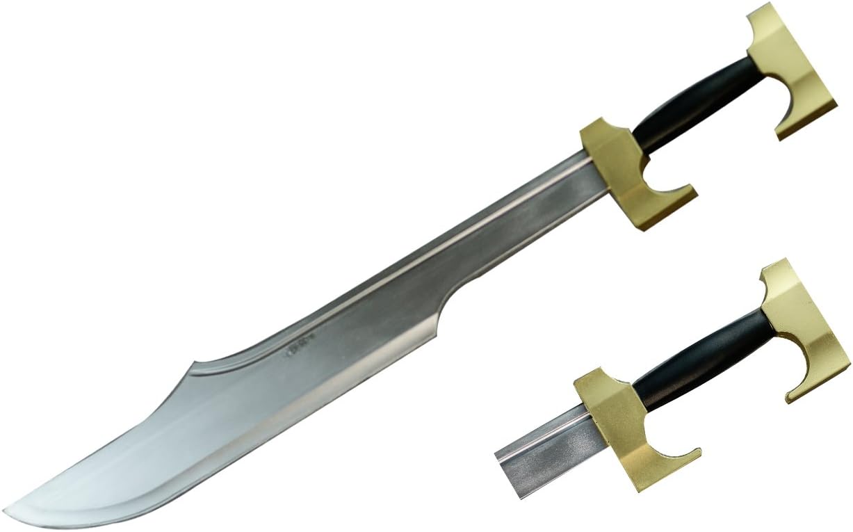 otaku gear Foam Sword Prop for Cosplay Costume Display Spartan Warrior Gold Silver