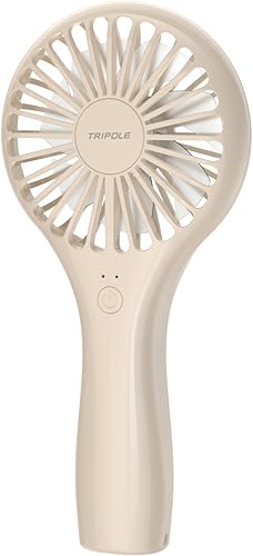 TriPole Mini ventilador portátil potente ventilador personal de mano funciona con pilas ventilador recargable de velocidad ajustable pequeño