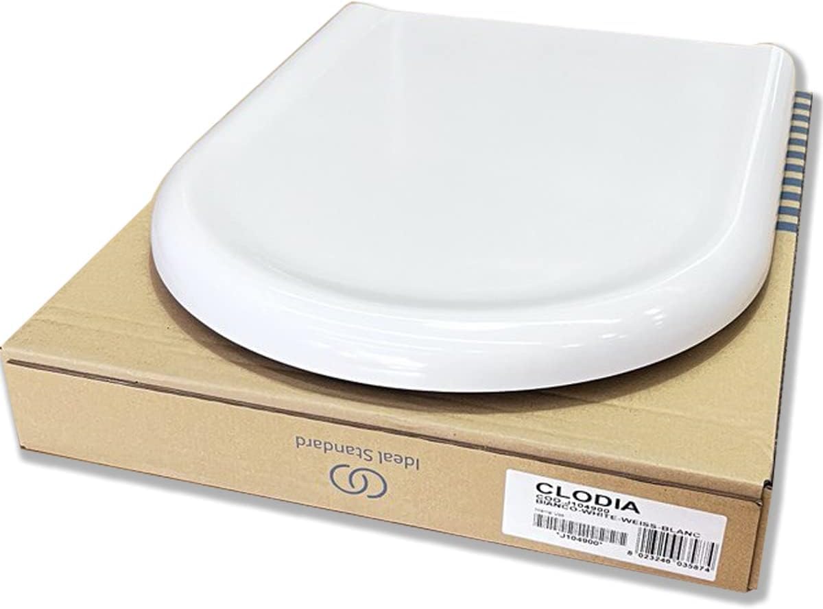 DOLOMITE CLODIA J104900 SEDILE IN TERMOINDURENTE ORIGINALE CERNIERE INOX COLORE BIANCO