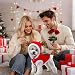 Haustier Weihnachtskostüm, Hundekostüme Weihnachten Elchkostüm, Katze Hund Weihnachtskostüm, Rentier Hundekostüm Pet Hoodies warme Hundemantel für Winter Frühling Weihnachten (L)