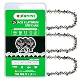 3PC 8 Inch Pole Saw Chain for KOBALT 506891 / KPS 80-06 / KPS 80-07 / KPS 80-08 Polesaw,for Sun Joe SWJ800E SWJ806E SWJ802E, 8' Replacement Chain for WEN 4019 (91YNS33X3)