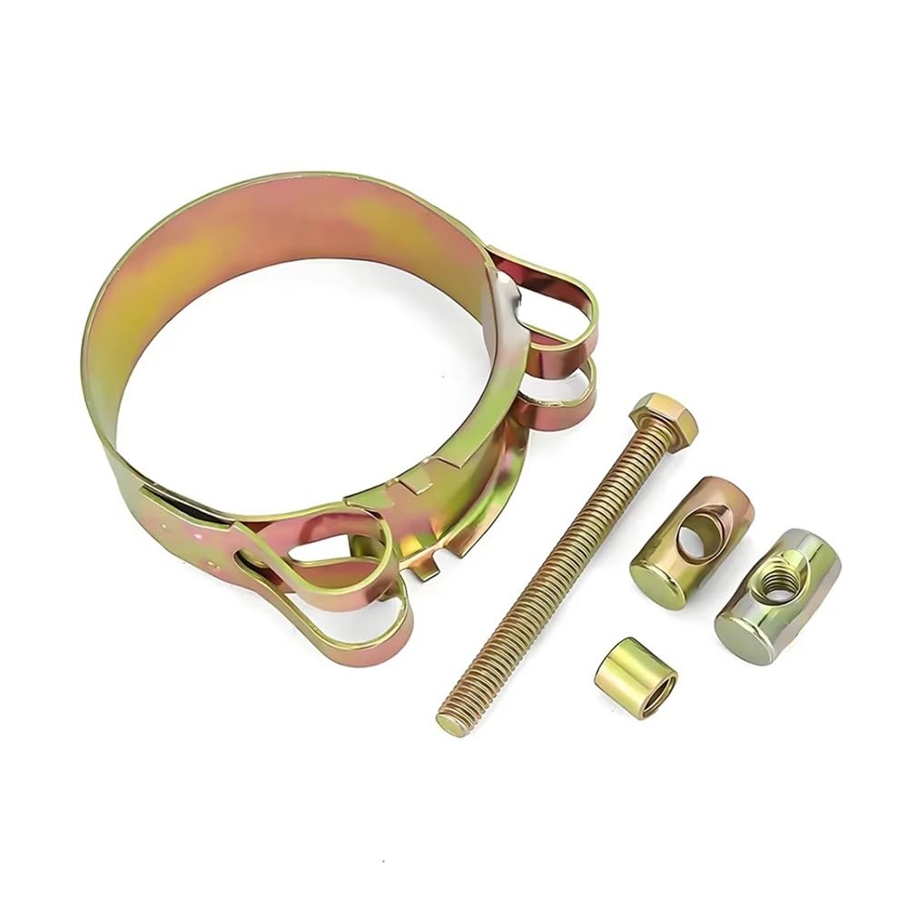 Ruxyoie 1Pcs Id17-315Mm Strong Type Throat Clamp Galvanized And Thickened European Style Pipe Clamp Tightening Clamp Water Pipe And Oil Pipe(Id 214-226Mm)