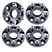 (4) 25mm (1") 5x114.3 Hubcentric Wheel Spacers for Acura TSX Tl Honda Accord Civic Prelude 64.1 Hub ...