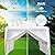 10x20 Party Tent, Outdoor Tents for Parties, White Wedding Tent, Event Tent, Large Canopy Tent with 6 Removable Sidewalls, Big Gazebo Tent for Backyard, Garden