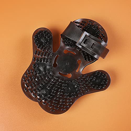 Lyanxinlei Handheld Massager Neck Deep Tissue Massage Roller Glove, Palm-Shaped Full-Body Massage Tool With Ball Massage (Black) #TOP5