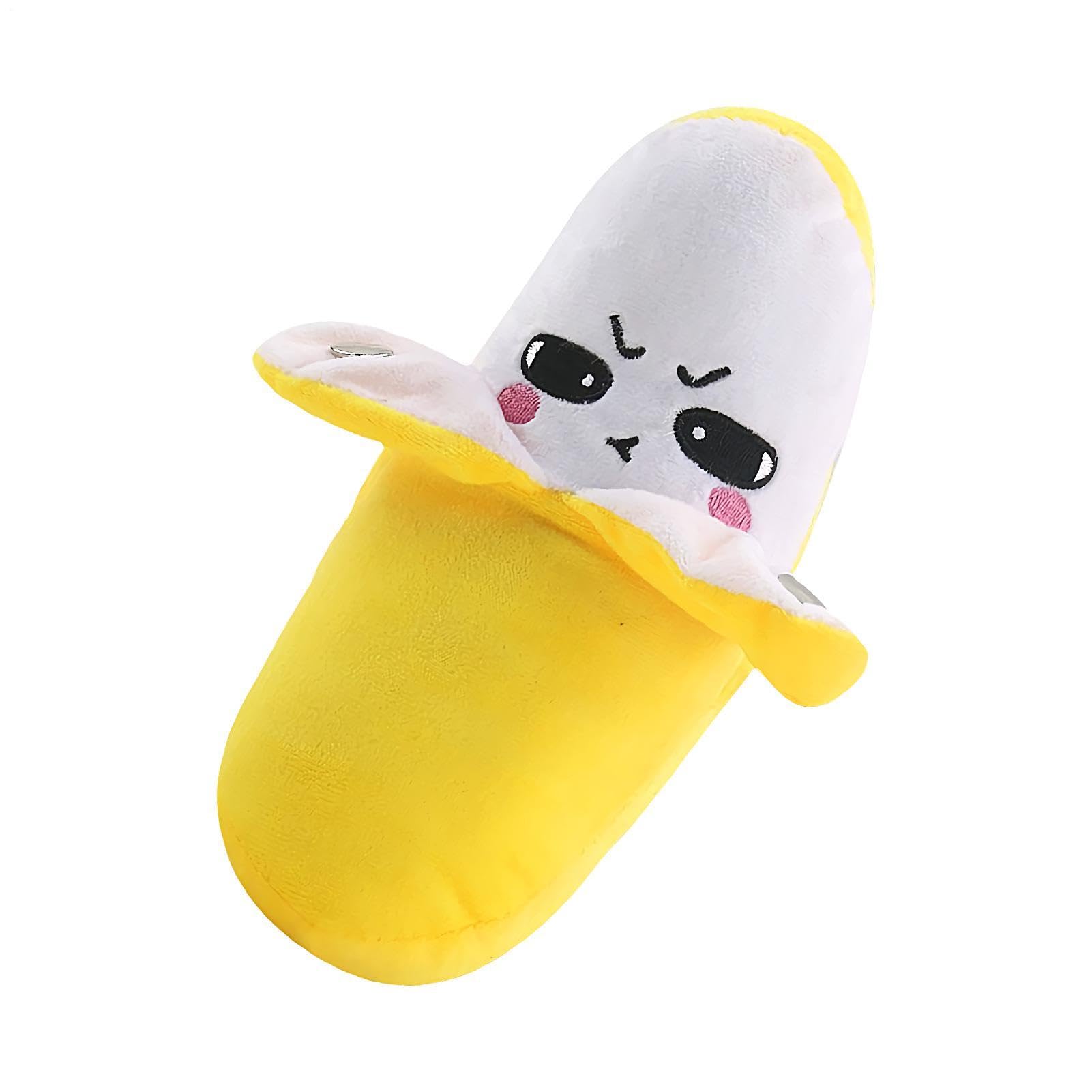 Banana Music Plush - Piano Táctil Interactivo Sensorial, Muñeca Cantante De Frutas, Educación Musical para Niños con Sonidos De Luces, Activado Al Tacto, Animal De Peluche Musical Educativo